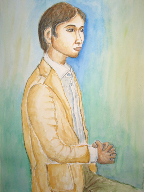 イエロージャケットの青年