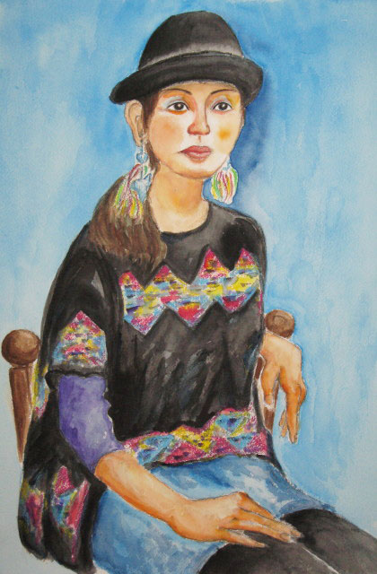 コスチュームの女性