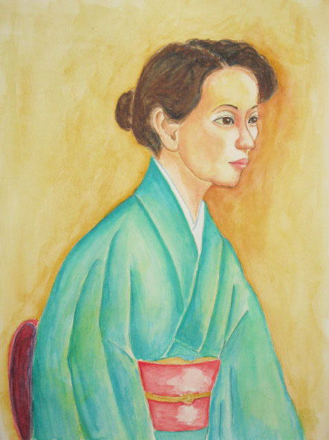 7月の女性(ひと）