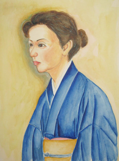 和服の女性(ひと）