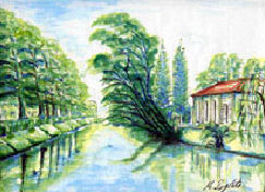 運河のある町 イタリア・トレビゾ