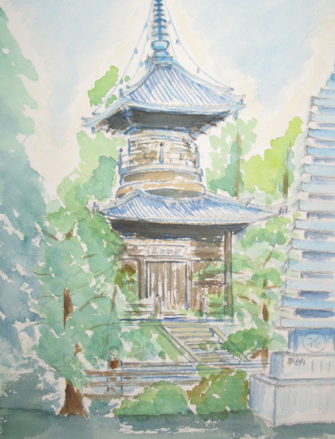 霊仙寺(多宝塔）