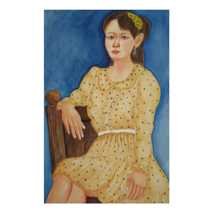 ワンピースの女性