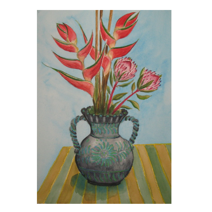 ヘリコニアとクロテア