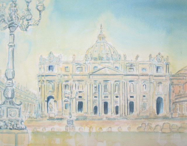 イタリアの旅シリーズ　サンピェトロ大聖堂
