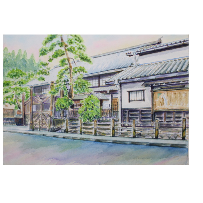 1986年　上高地　猿渡厚子　油絵 1986年 上高地 猿渡厚子 油絵